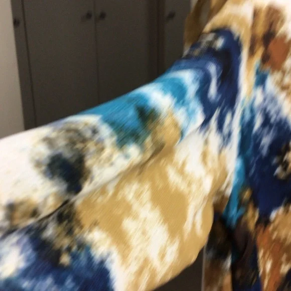 Calvin Klein Multicolor Abstract Blouse - Picture 10 of 13